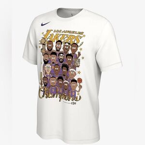 Nike LA Lakers Champions Club Roster Graphic T-Shirt